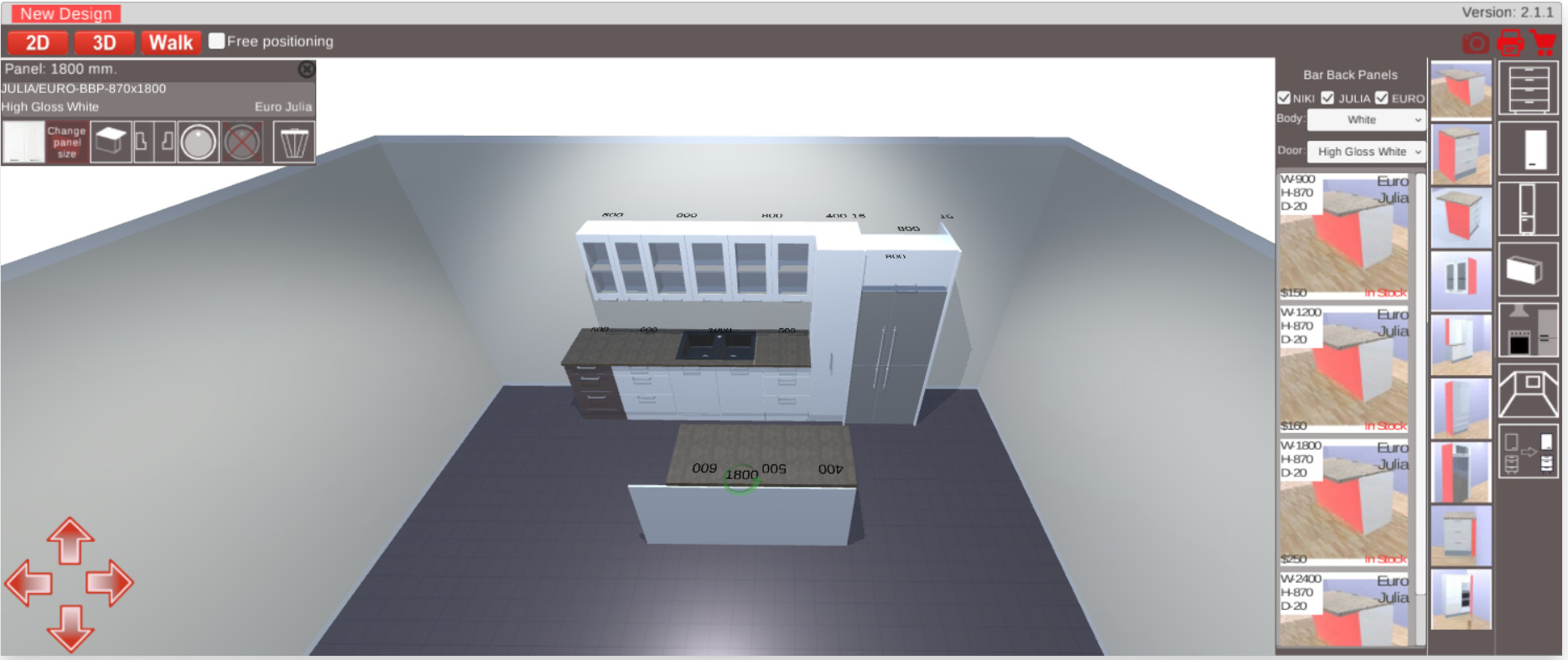Free 3D Kitchen Planner Kitchen Cabinets And Stones